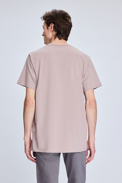 Rose Ash Regular Fit Crew Neck Cotton Knit - 5