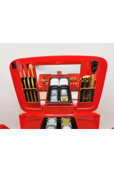 Rose Chest Model Large Size XXL Makeup Set - Dowry Makeup Set - 14