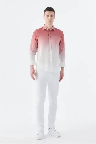 Rose Dust Comfort Fit Button-Down Easy-Iron Shirt - JAKAMEN (1)