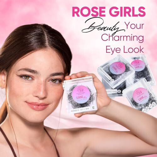 ROSE GIRL Loose Premade Fans - Natural Look Handmade Volume Eyelashes From 3D To 16D - C CC D DD Curl - False Lashes Extensions - Thickness 0.03~0.1 mm - 8~20 mm Length (4D-0.07-C (12mm)) - 6