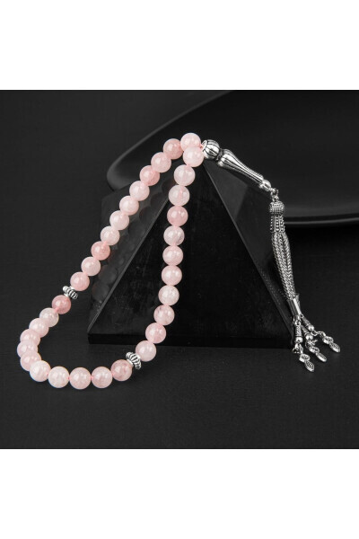 Rose Quartz Prayer Beads 33 - 8mm - 3