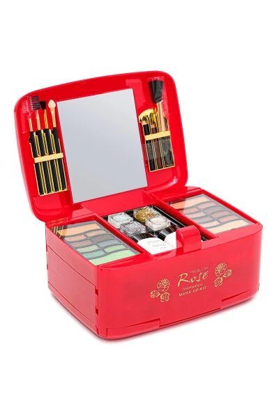 Rose Sandiq Model Katta Hajmi XXL Makiyaj To'plami - Chayzlik Makiyaj To'plami - 3