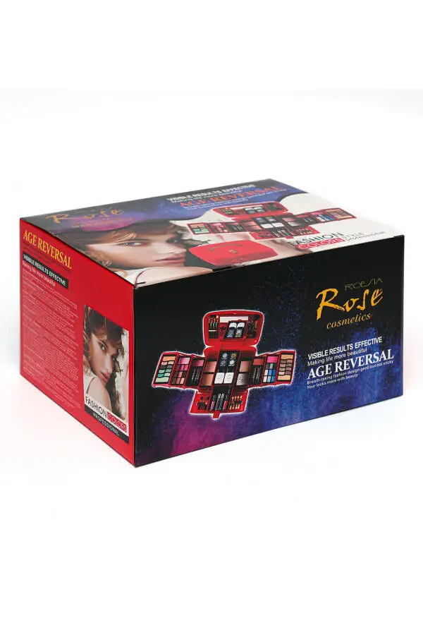 Rose Sandiq Model Katta Hajmi XXL Makiyaj To'plami - Chayzlik Makiyaj To'plami - 6