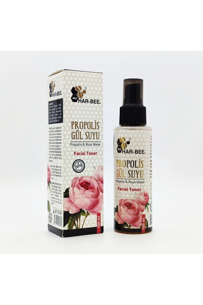 Rose Water Facial Toner with Propolis 100ml - 4