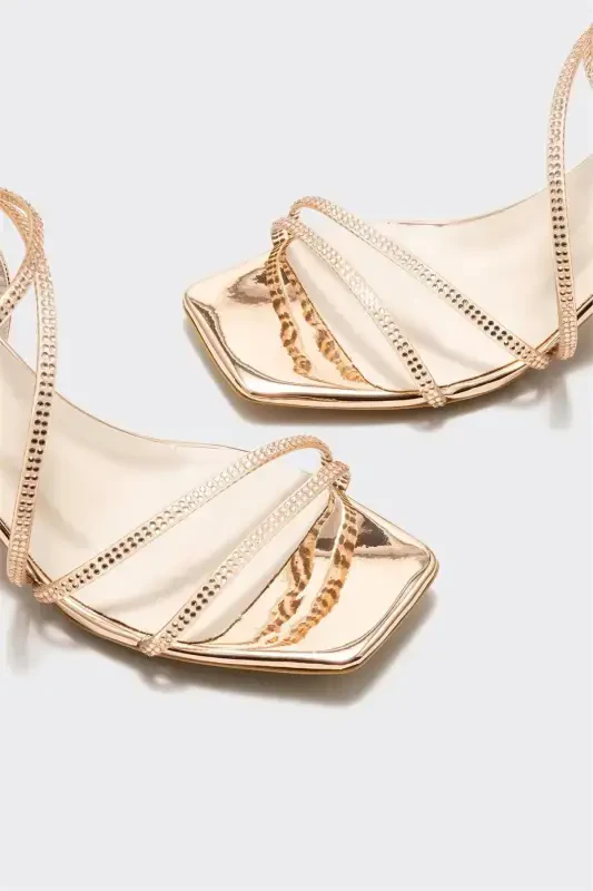 Rose Women's Heeled Sandal-Rose - 3