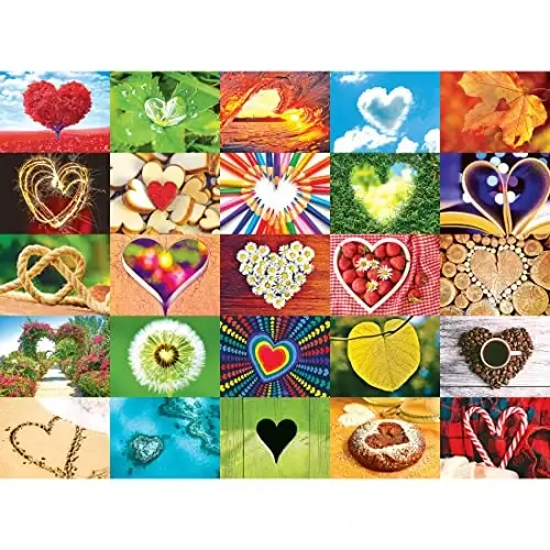 RoseArt - Kodak Premium Cork - Love is Everywhere - 1000 Piece Jigsaw Puzzle for Adults 