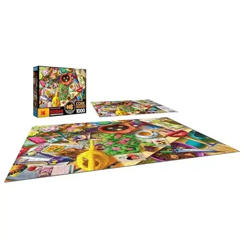 RoseArt - Kodak Premium Cork - Inside The Gardener's Shed - 1000 Piece Jigsaw Puzzle for Adults - 3