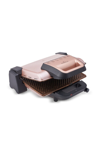 Rosegold Granit Izgara Ve Tost Makinesi 1800w - 10