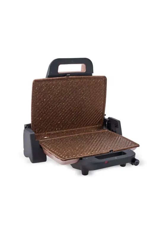 Granit Izgara Ve Tost Makinesi 1800w Rosegold - No Color - 4