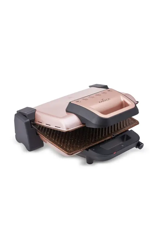Granit Izgara Ve Tost Makinesi 1800w Rosegold - No Color - 5