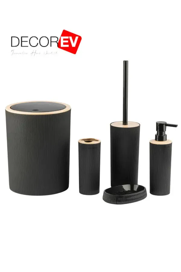 Роскошный 4-х предметов Набор для ванной комнаты Стильный дизайн Набор для ванной комнаты - 2
