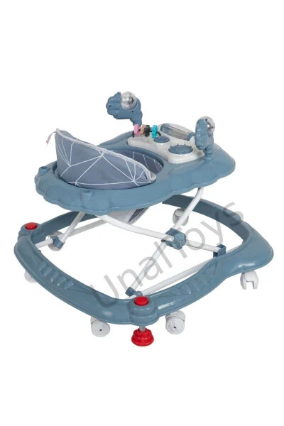 Роскошный музыкальный и световой ходунок-паук для детей с 3 ступенями - 5