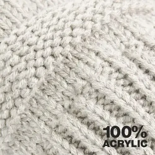 Rosoz 2 Pack Ayollar uchun Ponytail Beanie, Qishki Iliq Beanie Quyruq Yumshoq Stretch Kabel Trikotaj Bilan Tartibsiz Yuqori Tugunli Shlyapa - 5