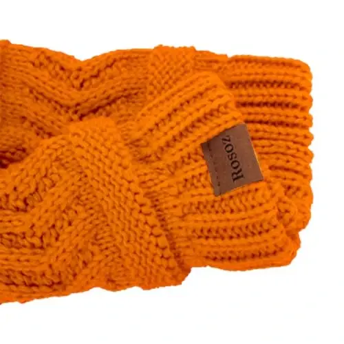 Rosoz 2 Pack Ayollar uchun Ponytail Beanie, Qishki iliq Beanie Tail Yumshoq Stretch Kabel Trikotaj Tartibsiz Yuqori Bun Shlyapa - 5