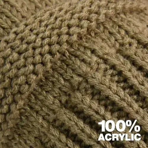 Rosoz 2 Pack Ayollar uchun Ponytail Beanie, Qishki Issiq Beanie Quyruq Yumshoq Stretch Kabel Triko Buzuq Yuqori Tugunli Shlyapa - 5