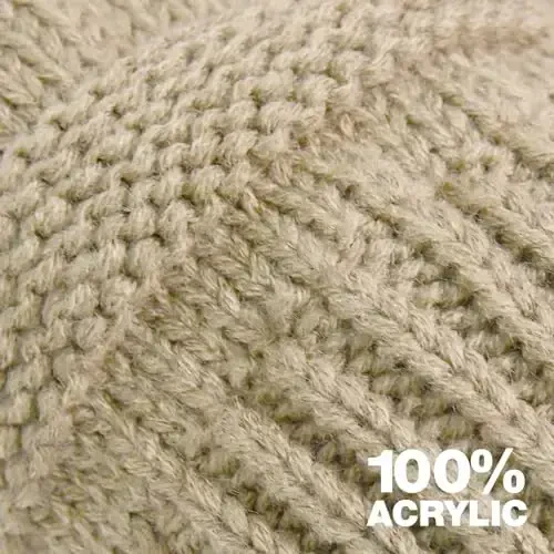 Rosoz 2 Pack Ayollar uchun Ponytail Beanie, Qishki Issiq Beanie Quyruq Yumshoq Stretch Kabel Trikotaj Tartibsiz Yuqori Bun Shlyapa - 5