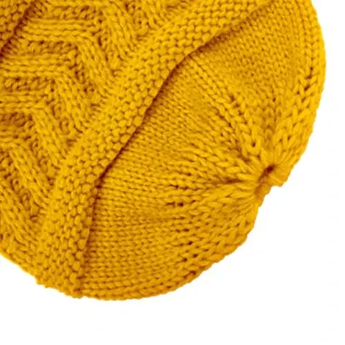 Rosoz 2 Pack Ponytail Beanie for Women,Winter Warm Beanie Tail Soft Stretch Cable Knit Messy High Bun Hat - 5