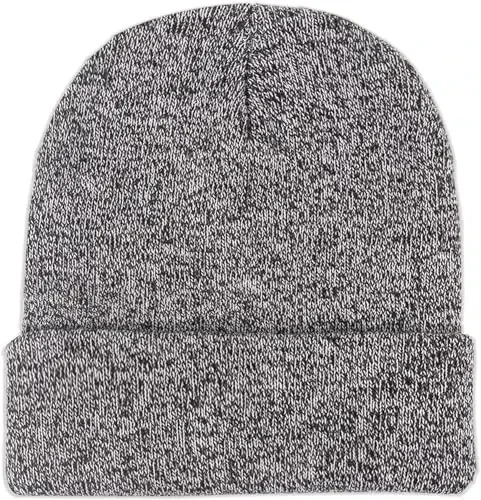 Rosoz Beanie erkaklar ayollar uchun manjetli trikotaj shapka Qishki shapkalar Bosh suyagi qopqog'i Uniseks - ROSOZ