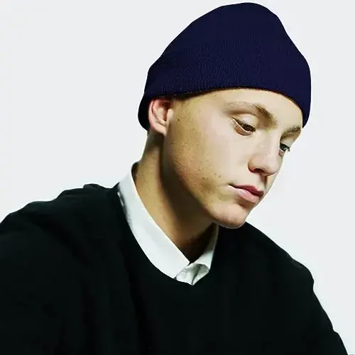 Rosoz Beanie erkaklar ayollar uchun manjetli trikotaj shapka Qishki shapkalar череп qopqog'i Unisex - 5