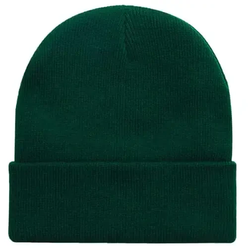 Rosoz Beanie erkaklar va ayollar uchun manjetli trikotaj shapka qishki shapkalar bosh suyagi qopqog'i Unisex - ROSOZ