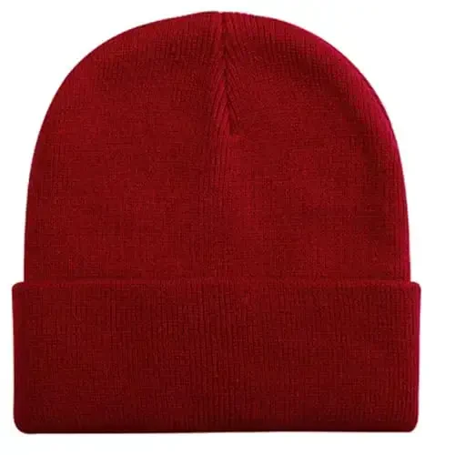 Rosoz Beanie for Men Women Cuffed Knit Hat Winter Beanies Skull Cap Unisex - 6