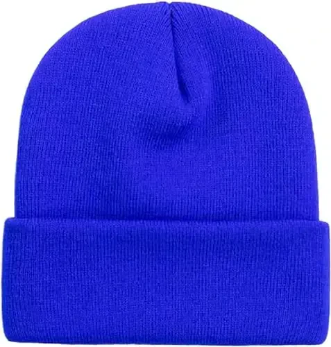 Rosoz Beanie for Men Women Cuffed Knit Hat Winter Beanies Skull Cap Unisex 