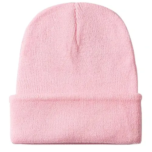 Rosoz Beanie for Men Women Cuffed Knit Hat Winter Beanies Skull Cap Unisex - 1