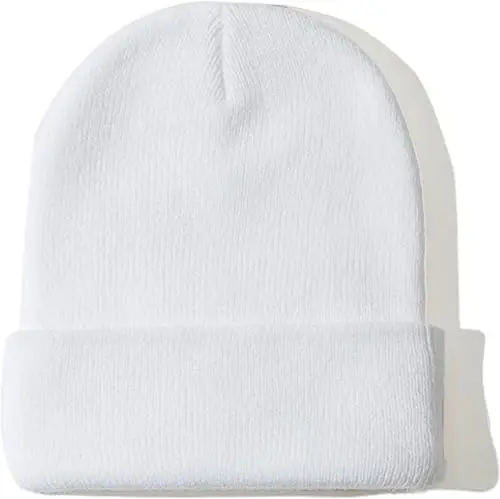 Rosoz Beanie for Men Women Cuffed Knit Hat Winter Beanies Skull Cap Unisex - 1