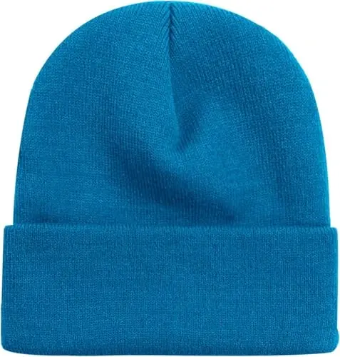 Rosoz Beanie for Men Women Cuffed Knit Hat Winter Beanies Skull Cap Unisex - 1