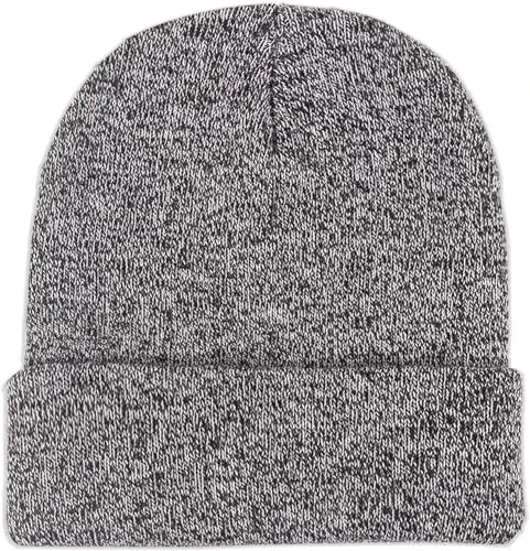 Rosoz Beanie for Men Women Cuffed Knit Hat Winter Beanies Skull Cap Unisex - 1