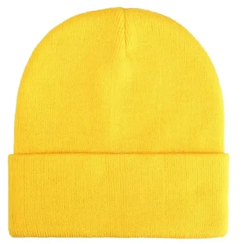 Rosoz Beanie for Men Women Cuffed Knit Hat Winter Beanies Skull Cap Unisex - 6
