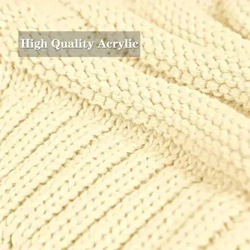 Rosoz Womens Beanies for Winter Slouchy Beanies for Women Knit Warm Winter Hats for Women Thick for Cold Weather - 5