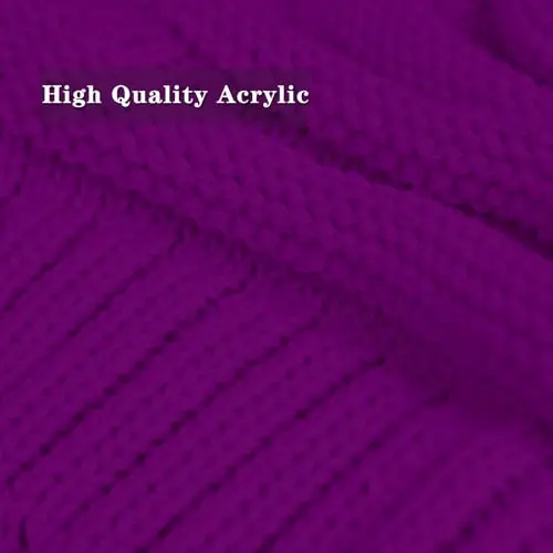 Rosoz Womens Beanies for Winter Slouchy Beanies for Women Knit Warm Winter Hats for Women Thick for Cold Weather - 6