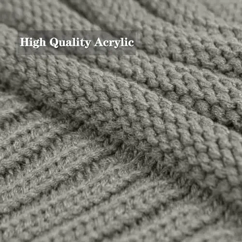 Rosoz Womens Beanies for Winter Slouchy Beanies for Women Knit Warm Winter Hats for Women Thick for Cold Weather - 4