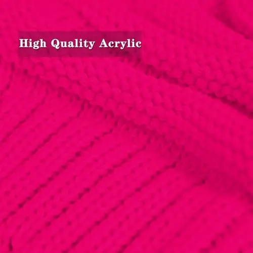 Rosoz Womens Beanies for Winter Slouchy Beanies for Women Knit Warm Winter Hats for Women Thick for Cold Weather - 6