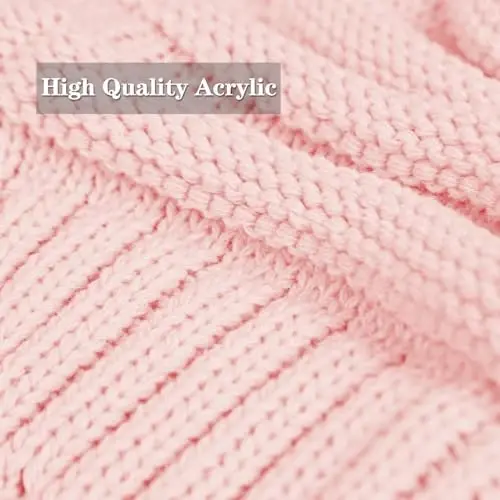 Rosoz Womens Beanies for Winter Slouchy Beanies for Women Knit Warm Winter Hats for Women Thick for Cold Weather - 5