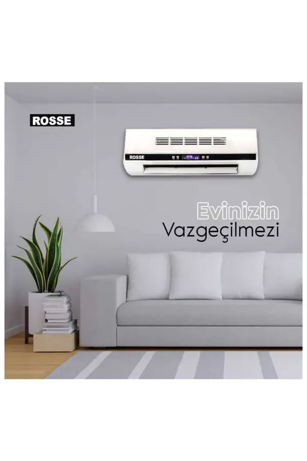 Rosse 2200 W. Uk. Ptc Ceramic Heater, Cooler Wall Air Conditioner Type with Gift - 31