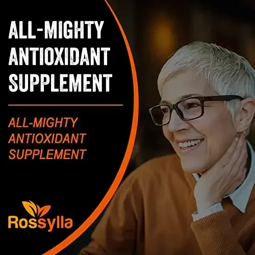 Rossylla 1300 MG Liposomal NAD+ qo'shimchasi | Eng yuqori so'rilish | NADni samarali oshirish uchun eng toza NAD qo'shimchasi | Qarishga qarshi, hujayra energiyasi, uzoq umr ko'rish uchun NAD+ni kuchaytiruvchi qo'shimcha | 240 dona - 4