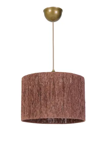 Roue Handmade Pendant Chandelier Brown-Brown - 3