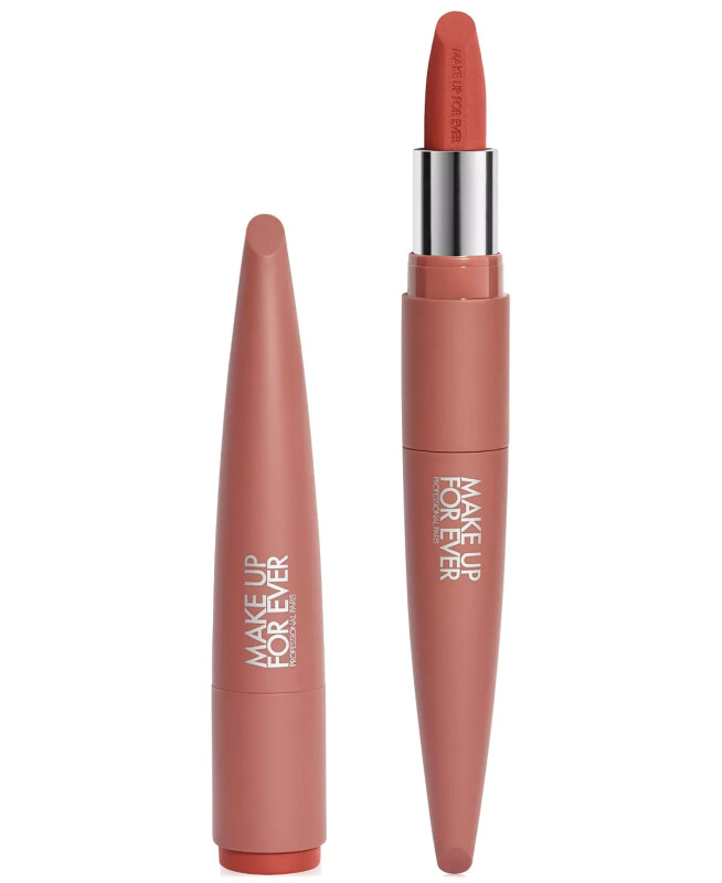 Rouge Artist Velvet Nude Soft Matte Lab boʻyogʻi, Modazone-320 Cheerful Goji uchun yaratilgan - MAKE UP FOR EVER
