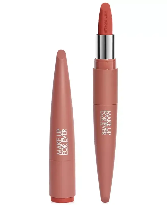 Rouge Artist Velvet Nude Soft Matte Lab boʻyogʻi, Modazone-320 Cheerful Goji uchun yaratilgan - MAKE UP FOR EVER
