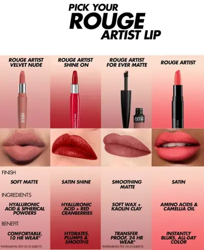 Rouge Artist Velvet Nude Soft Matte Lipstick, Modazone için tasarlandı - 103 Warm Mocha - MAKE UP FOR EVER (1)