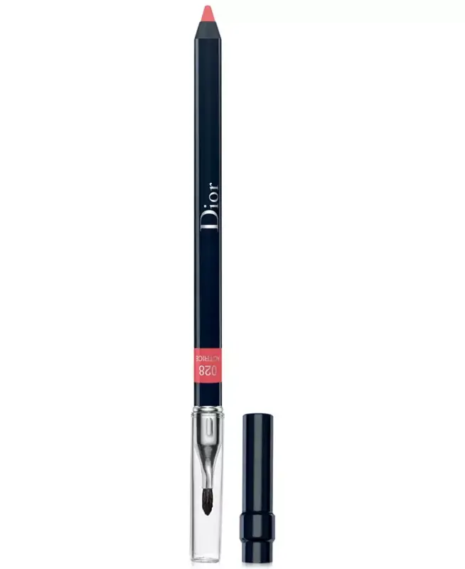 Rouge Contour Lip Liner Pencil-028 Actrice (Bright Coral Pink) - 1