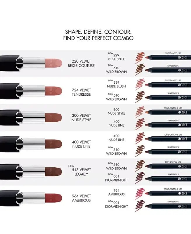 Rouge Contour Lip Liner Pencil - NEW! 303 Greige Attitude - 4