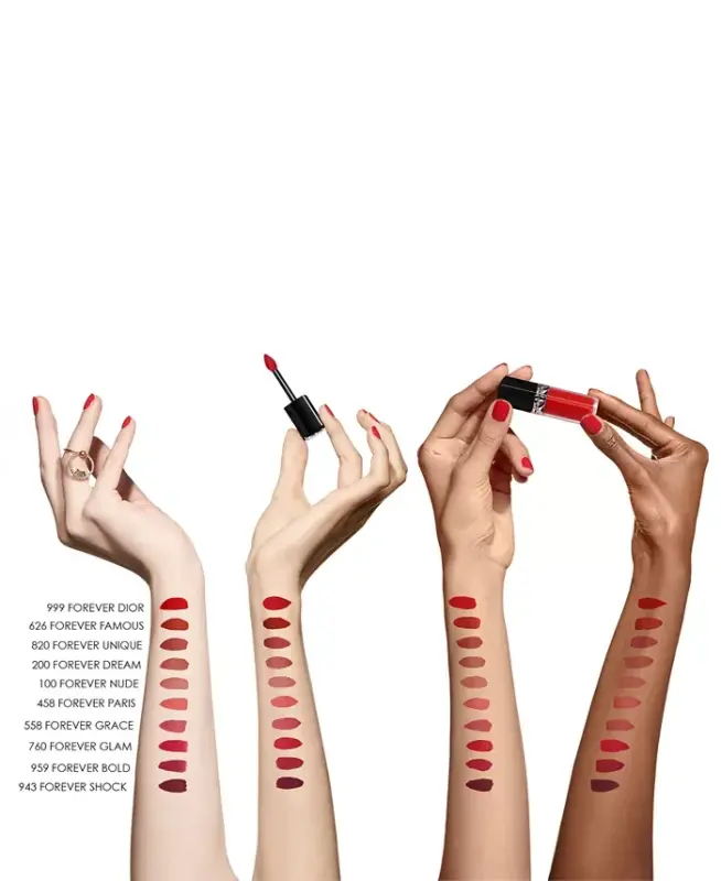 Rouge Dior Forever Liquid Lipstick-100 Forever Nude - 5