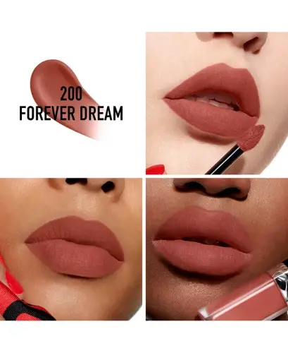 Rouge Dior Forever Liquid Lipstick-200 Forever Dream - 4