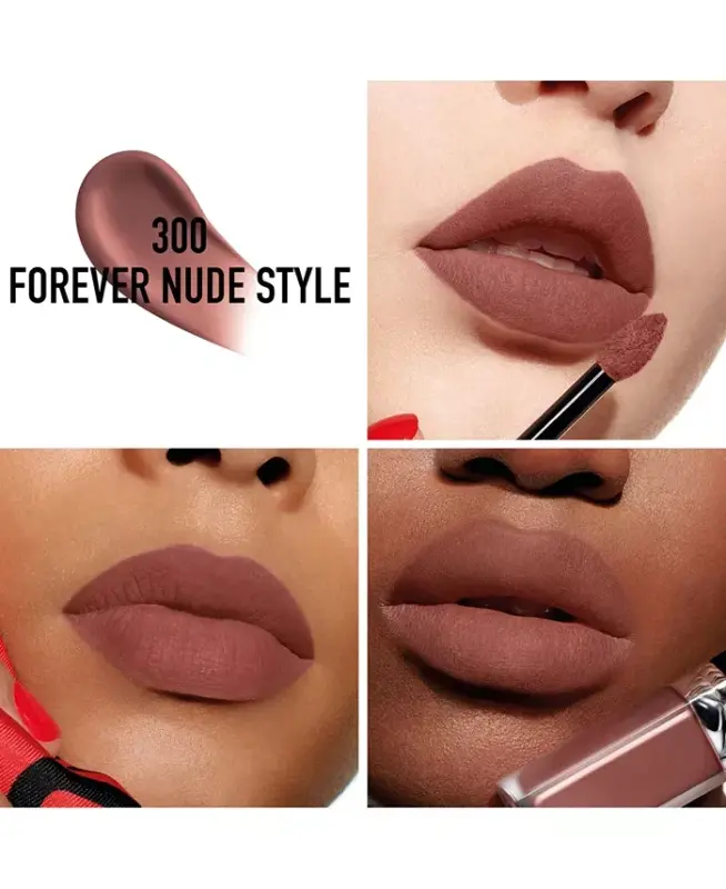 Rouge Dior Forever Liquid Lipstick-300 Forever Nude Style - 3