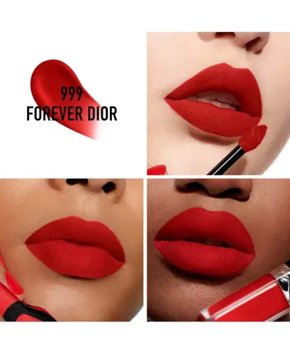 Rouge Dior Forever Liquid Lipstick-999 Forever Dior - 4