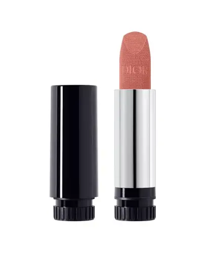 Rouge Dior lab boʻyogʻini toʻldirish - Velvet-100 Nude Look - pushti rangdagi yalangʻoch - 1
