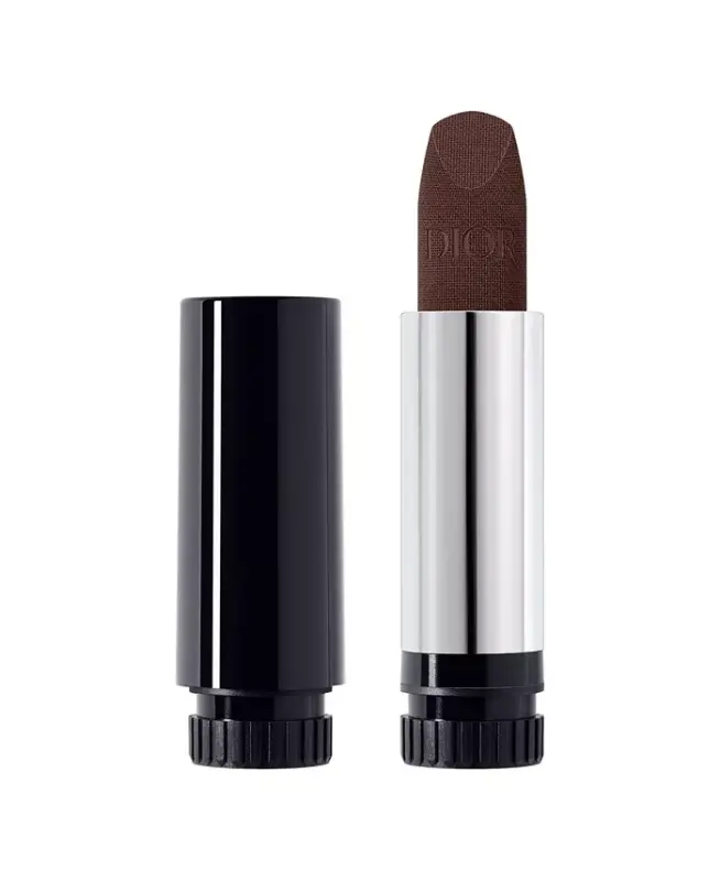 Rouge Dior Lipstick Refill - Velvet - 500 Nude Soul - a dark brownish nude - DIOR